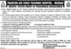 Jobs at Pakistan Air Force Teaching Hospital