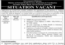 Ministry of National Health Services Jobs 2022