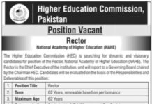 Higher Education Commission Jobs 2021