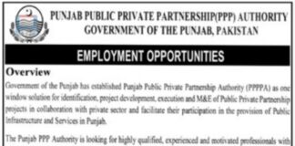 Punjab Public Private Partnership Authority Jobs 2022