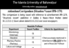 Jobs At The Islamia University Of Bahawalpur