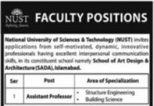 Career Opportunities At NUST University