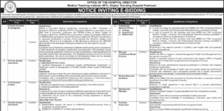 Khyber Teaching Hospital Jobs 2022
