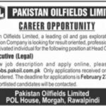 Career Opportunity At Pakistan Oil fields Limited Rawalpindi