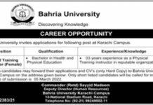 Jobs at Bahria University Karachi