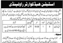 Jobs at Station Headquarter Rawalpindi