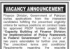 Career Opportunities at Finance Division Government Of Pakistan