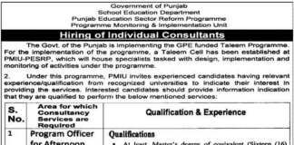 Punjab School Education Department Jobs 2022