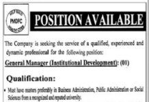 Punjab Municipal Development Fund Company Jobs