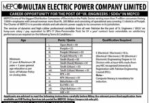 MEPCO Engineering & SDO Jobs 2022