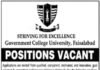 Jobs At Government College University FSD