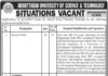 Abbottabad University of Science & Technology Jobs 2022