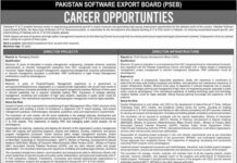 Career Opportunities at Pakistan Software Export Board