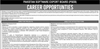 Career Opportunities at Pakistan Software Export Board