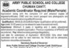 Army Public School Cantt Jobs 2022