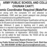 Army Public School Cantt Jobs 2022