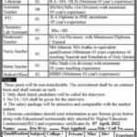 Cantt Public Girls School & College Abbottabad Jobs 2022