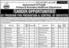 Jobs at Primary and Secondary Healthcare Department