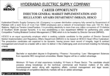 Career Opportunity At Hyderabad Electric Supply Company HESCO