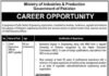 Job Opportunity At Ministry Of Industries And Production Islamabad