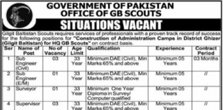 Faculty Staff Jobs At GB Scouts 2022