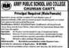 Faculty Jobs At Army Public School and College
