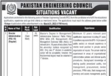 Career Opportunities At Pakistan Engineering Council Islamabad