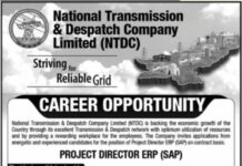 Jobs At National Transmission & Despatch Company NTDC