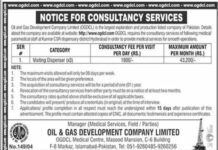 Jobs at Oil and Gas Development Company Limited