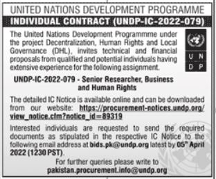 Jobs At United Nations Development Programme UNDP
