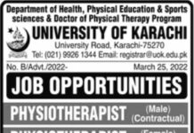 University of Karachi Jobs 2022