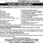 Jobs At Healthcare and Medical Education Department Lahore