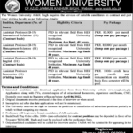 Jobs At Women University of Azad Jammu & Kashmir 2022