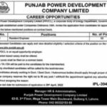 Jobs In Punjab Power Development Company Limited Lahore